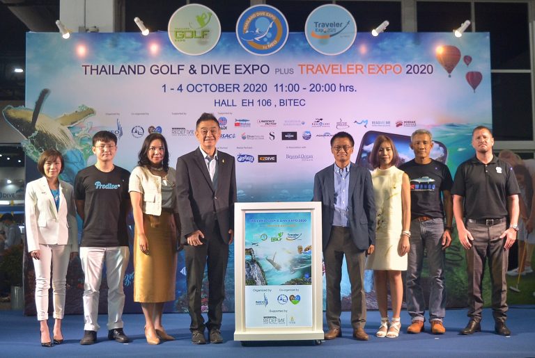 เริ่มแล้ว งาน Thailand Golf & Dive Expo และ Traveler Expo 2020 กระตุ้นท่องเที่ยวไลฟ์สไตล์ จัดเต็มแพ็กเกจท่องเที่ยว ลดสูงสุด 80%