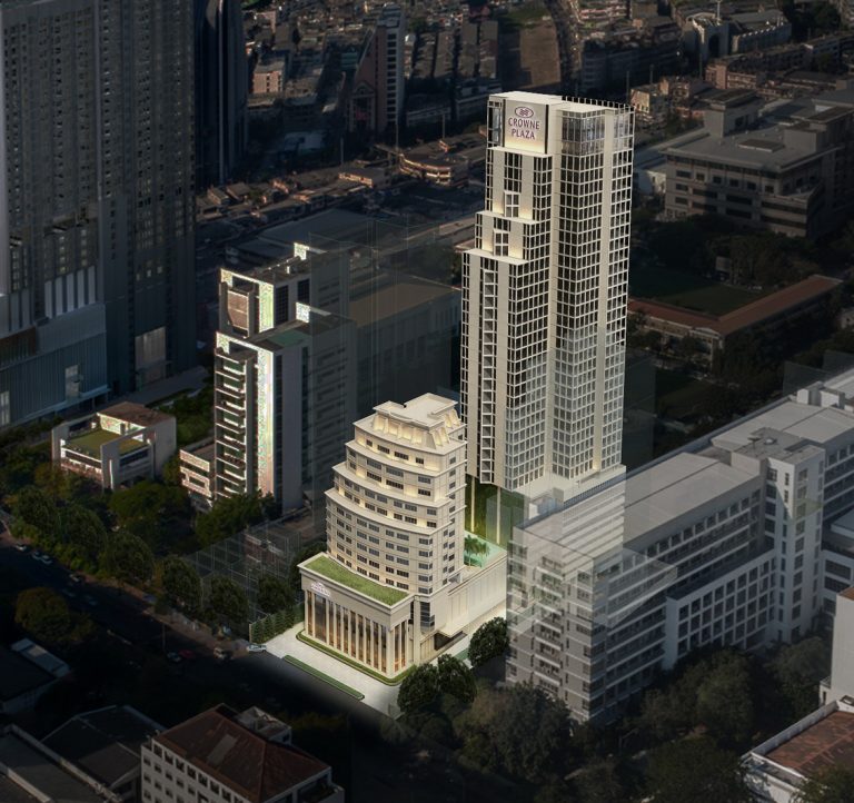 IHG วางแผนเปิดให้บริการโรงแรม ‘คราวน์ พลาซ่า’ แห่งใหม่ที่ใหญ่ที่สุด ใจกลางกรุงเทพฯ