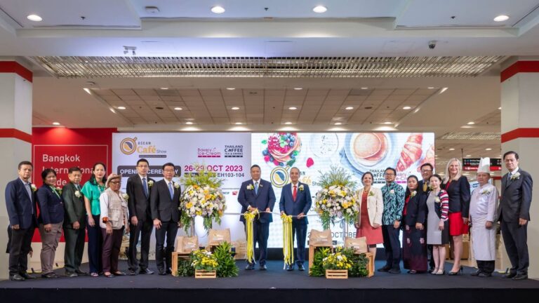 เปิดงาน ASEAN Café Show 2023 ยกขบวนสินค้านวัตกรรมใหม่กว่า 8,000 รายการ อัดกิจกรรมกว่า 50 รายการ ตอบโจทย์อุตสาหกรรมร้านคาเฟ่ทุกมิติ