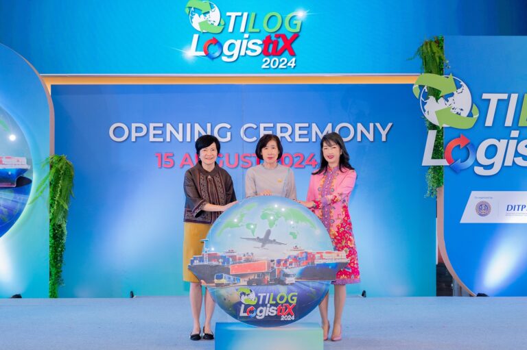 DITP และ RX Tradex เปิดงานแสดงสินค้า ‘TILOG-LOGISTIX 2024’ ขับเคลื่อนธุรกิจไทยด้วยโลจิสติกส์ มุ่งเน้นนวัตกรรม-การเปลี่ยนแปลงด้วยดิจิทัล-ความยั่งยืน