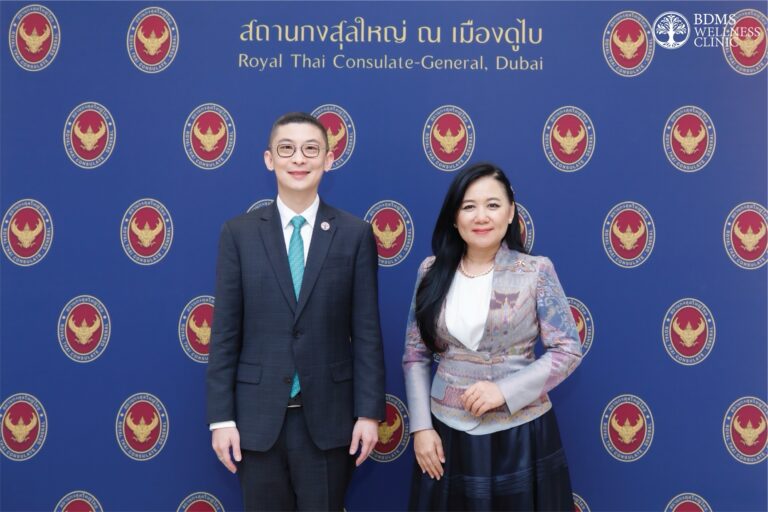 เดินหน้าสานต่อภารกิจสร้างสุขภาพระดับโลกไทย-ดูไบ BDMS Wellness Clinic นำโดย ‘หมอแอมป์’ ชูแนวคิด Wellness Hub Thailand บนเวทีสถานกงสุลใหญ่ ณ เมืองดูไบ สหรัฐอาหรับเอมิเรตส์