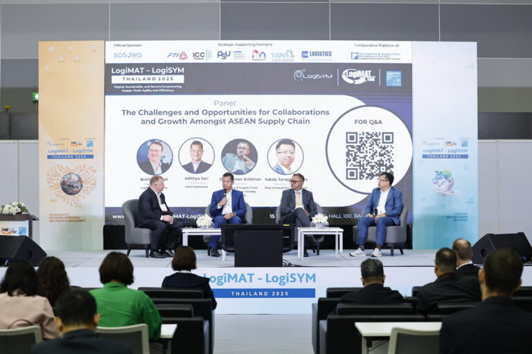 ‘LogiMAT & LogiFOOD Southeast Asia 2025’ ไทยโชว์ศักยภาพโครงข่ายขนส่งเชื่อมโยงอาเซียน หนุนโลจิสติกส์เติบโตรวดเร็ว