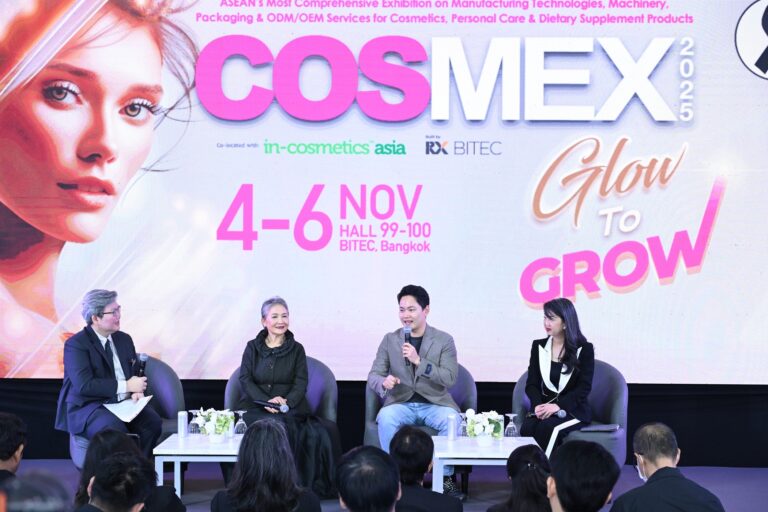 ‘อาร์เอ็กซ์ ไบเทค’ เปิดฉาก COSMEX 2025 จุดประกาย ‘Glow to Grow’ หนุนอุตสาหกรรมความงามอาเซียนสู่เวทีโลก