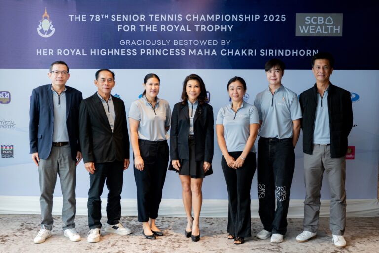 ‘ศุภานวิต’ นายกสมาคมกีฬาเทนนิสสูงอายุไทย เปิดบ้านต้อนรับนักกีฬาประเภทบุคคลคู่ไทย-เทศ จัดทัพหวด ‘เทนนิสสูงอายุ’ ครั้งที่ 78 ชิงถ้วยพระราชทานฯ พร้อมเตรียมจัดศึกใหญ่ส่งท้ายปี ‘Thailand Senior Master Championship 2025’
