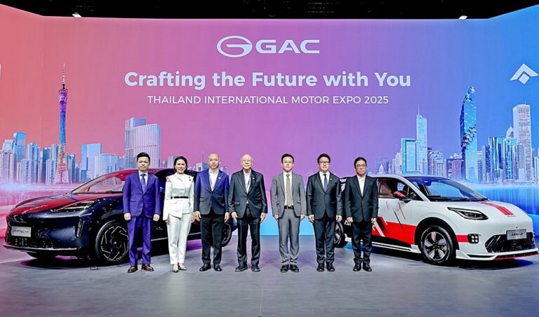 GAC AION Thailand ขนทัพยนตรกรรมพลังงานใหม่ จัดแสดงครบทุกไลน์อัปในงาน Motor Expo 2025 พร้อมเผยโฉม ‘Govy AirCab’ ยานยนต์บินได้ไร้คนขับ