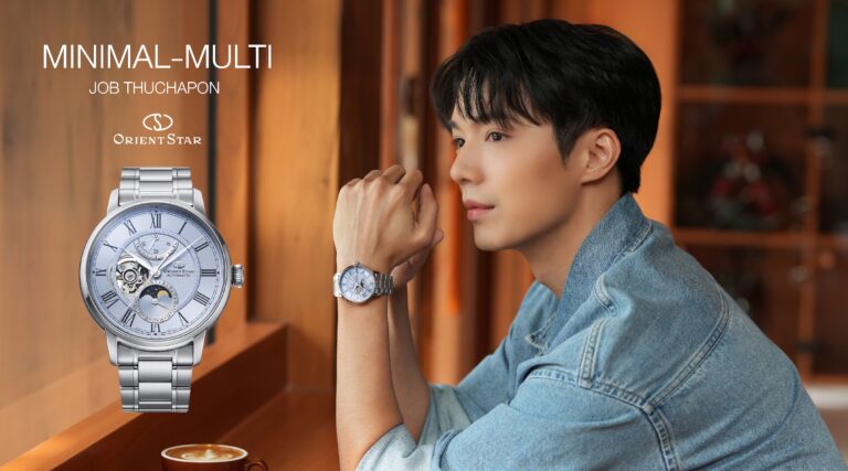 ส่องแฟชั่นสไตล์ Minimal-multi กับสองเรือนเวลา ORIENT STAR ของ หนุ่มจ๊อบ ธัชพล