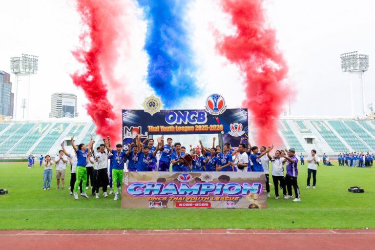ONCB Thai Youth League 2025/2026 เปิดสนามสร้างนักกีฬา พัฒนาเยาวชนไทย ห่างไกลยาเสพติด
