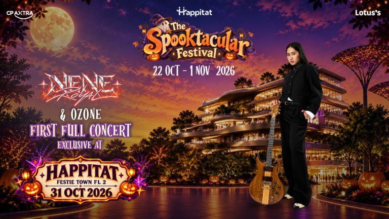 Happitat ตอกย้ำการเป็น The Magical Destination of Happiness เตรียมจัด 6 เฟสติวัลใหญ่ต่อเนื่อง จาก Halloween สู่สงกรานต์ ดึงดูดทั้งคนไทยและนักท่องเที่ยวจากทั่วโลก ร่วมสัมผัสความสุขตลอดปี